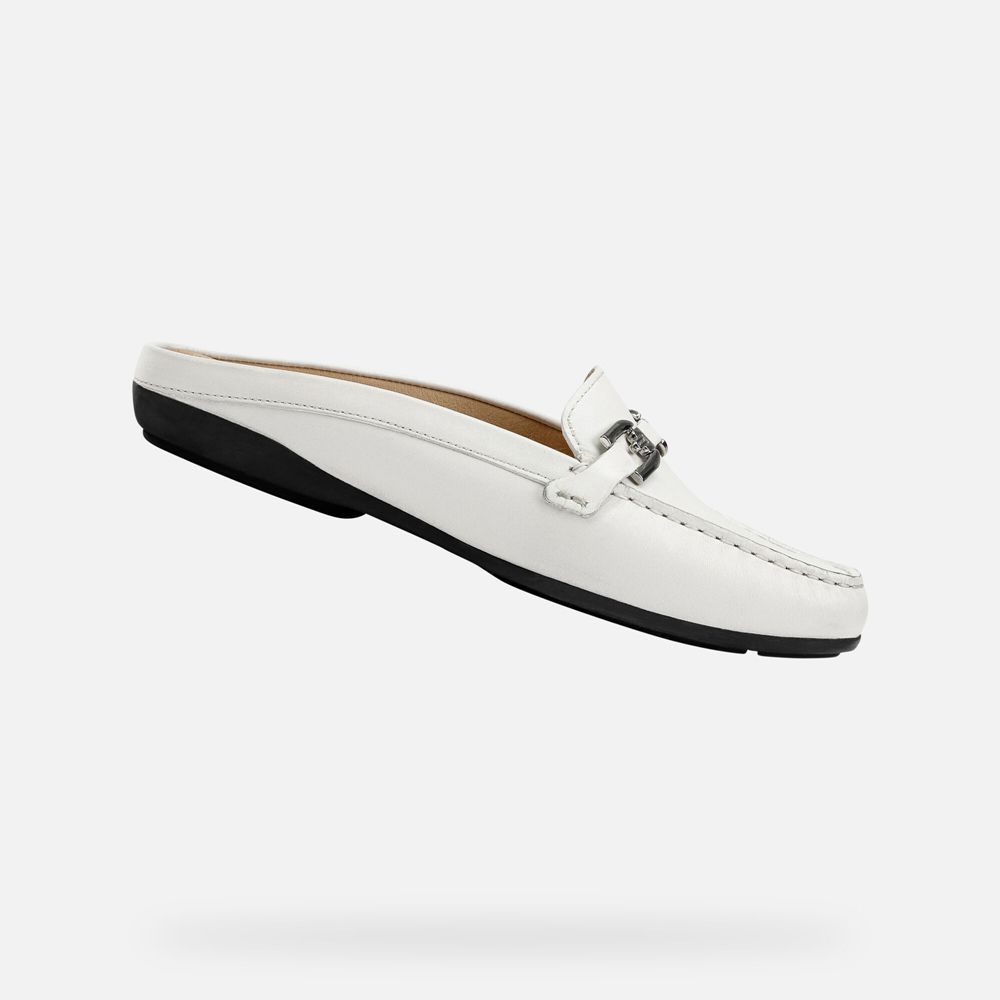 Geox Loafers White Annytah - Geox Womens Shoes - QAOKTW986